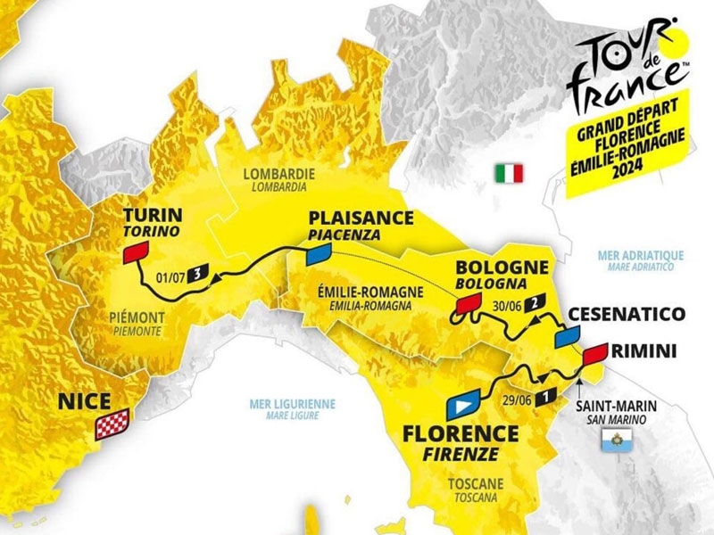Tour de France passa da Ravenna